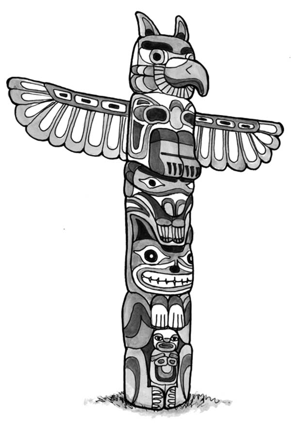 Free Totem Outline Cliparts, Download Free Totem Outline Cliparts png ...