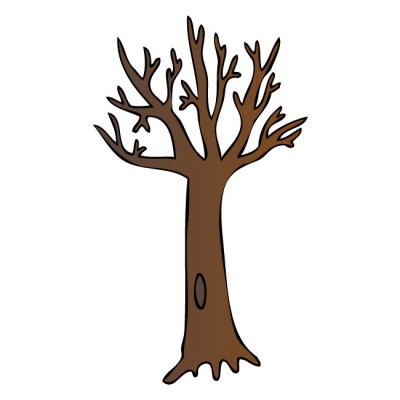 brown tree trunk clip art - Clip Art Library