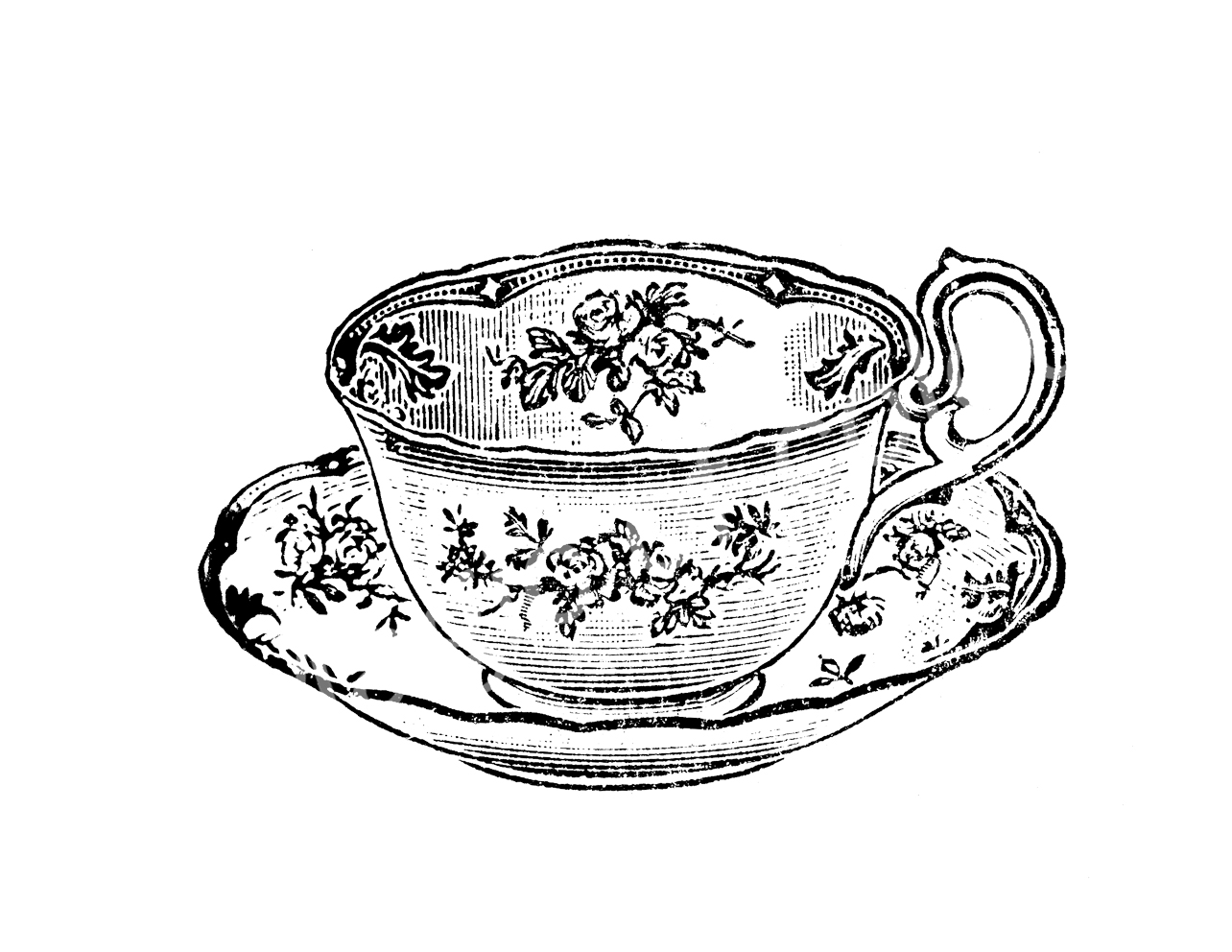 Tea Cup Drawing Images - Free Download on Freepik