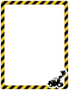Construction Safety Border Template - Free Download