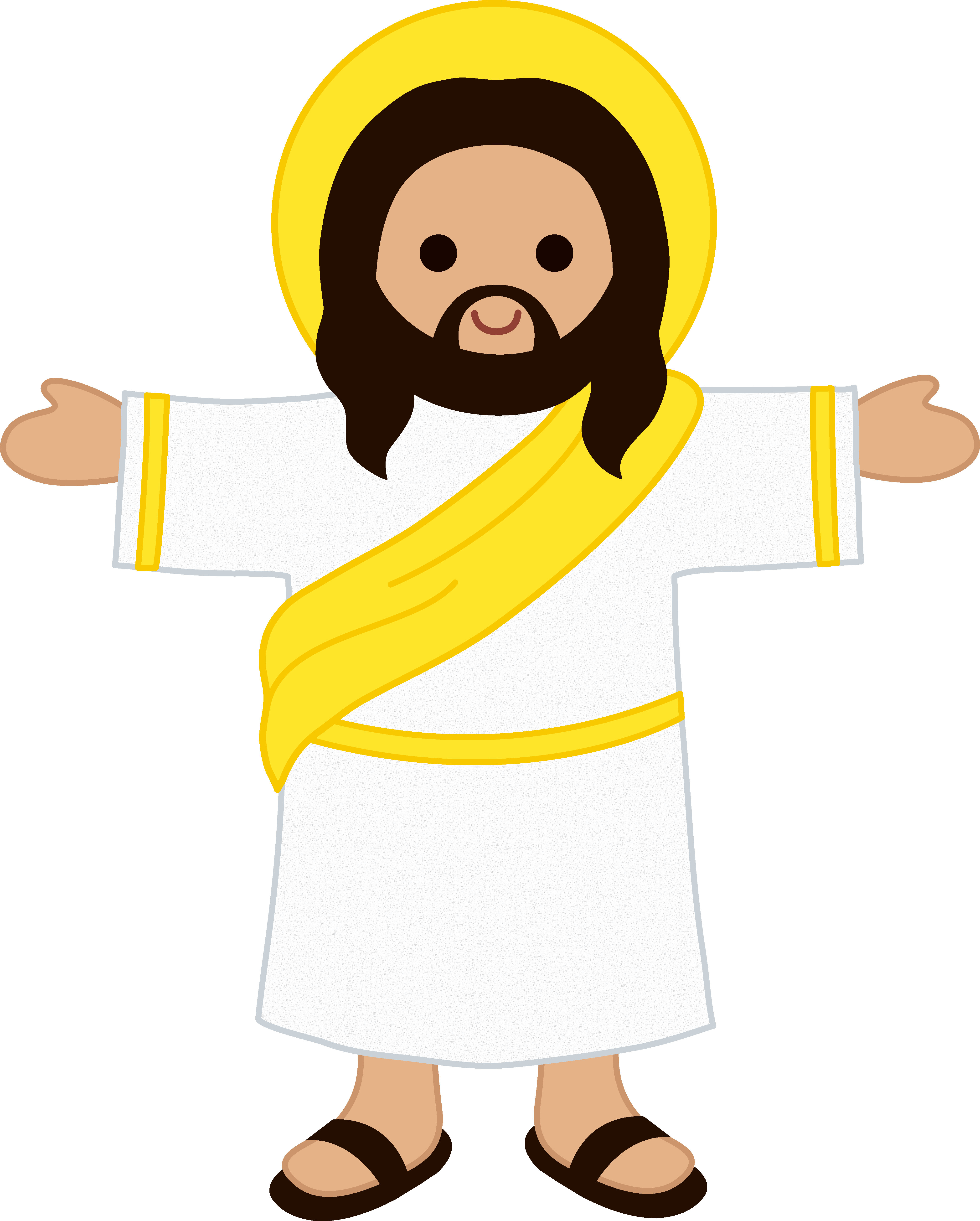 Albums 93+ Images Jesus Clipart For Kids Black And White Stunning
