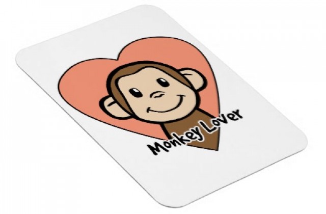 Monkey Lover Mouse Pad - Cute Animal-Themed Desk Accessory
