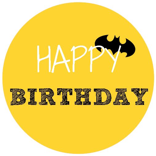 happy birthday de batman - Clip Art Library