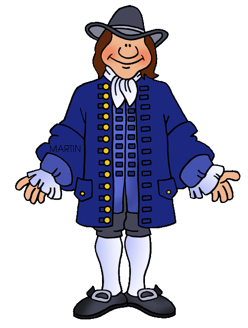Colonial Era Costume Illustration - Free Clipart for Education & History Projects