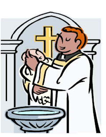 catholic baptism clip art
