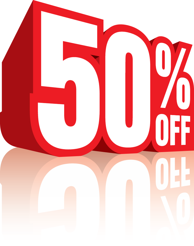 50% Off PNG Images - Perfect for Your Next Sale