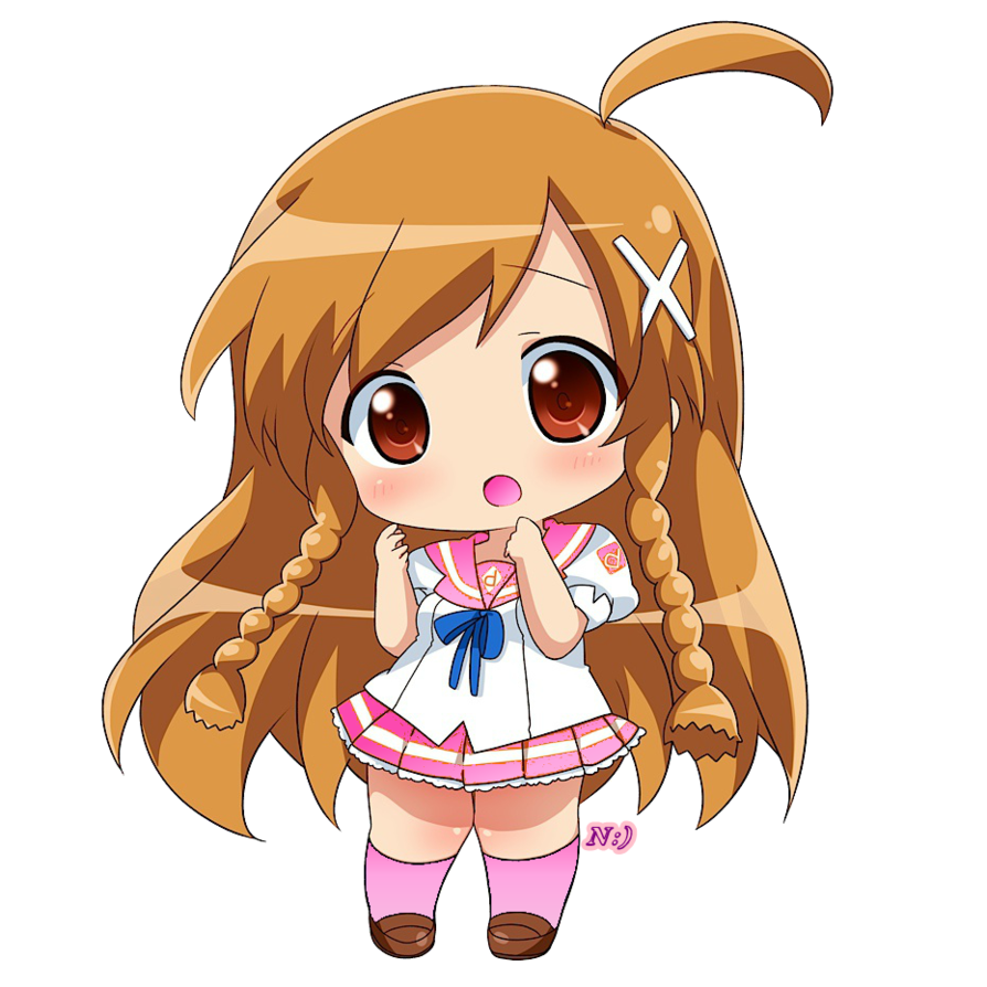 Anime girl PNG transparent image download, size: 1024x1377px