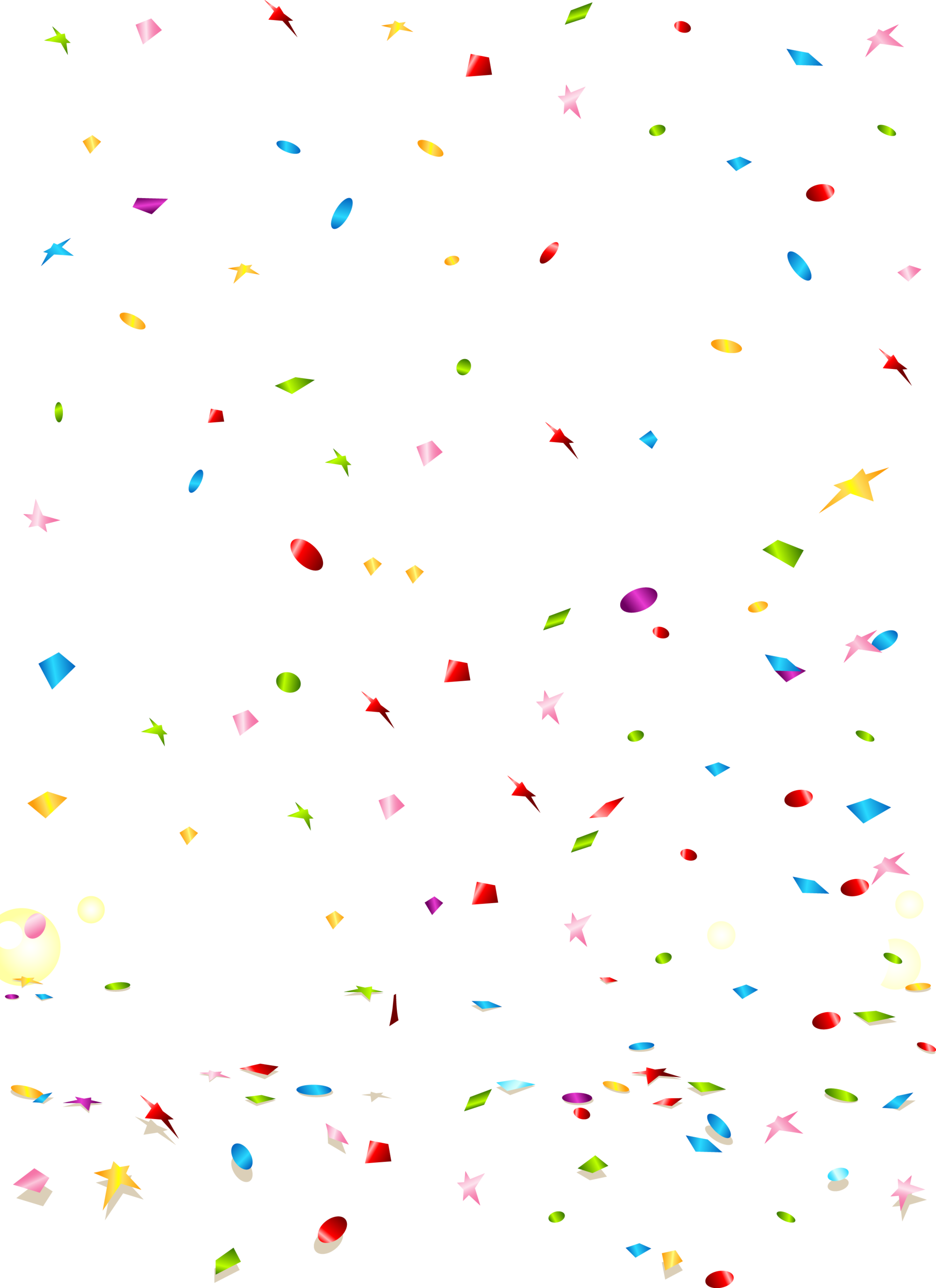 Transparent Background Confetti Png Clip Art Library