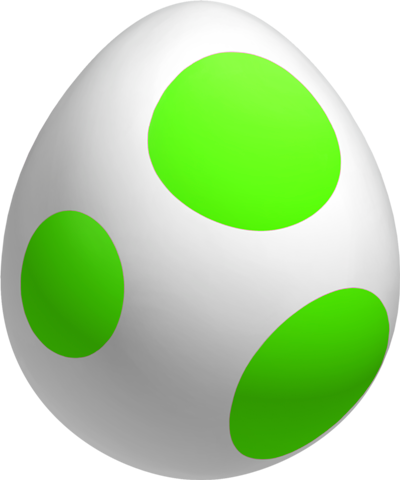 Yoshi Egg Tilted Artwork - Yoshi Egg Png - Free Transparent PNG Clipart  Images Download