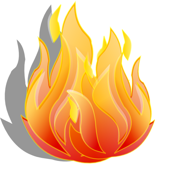 Fire Clip Art To Coloring Pages Free Clipart Images - Bola De Fogo Vetor  Png - Free Transparent PNG Clipart Images Download