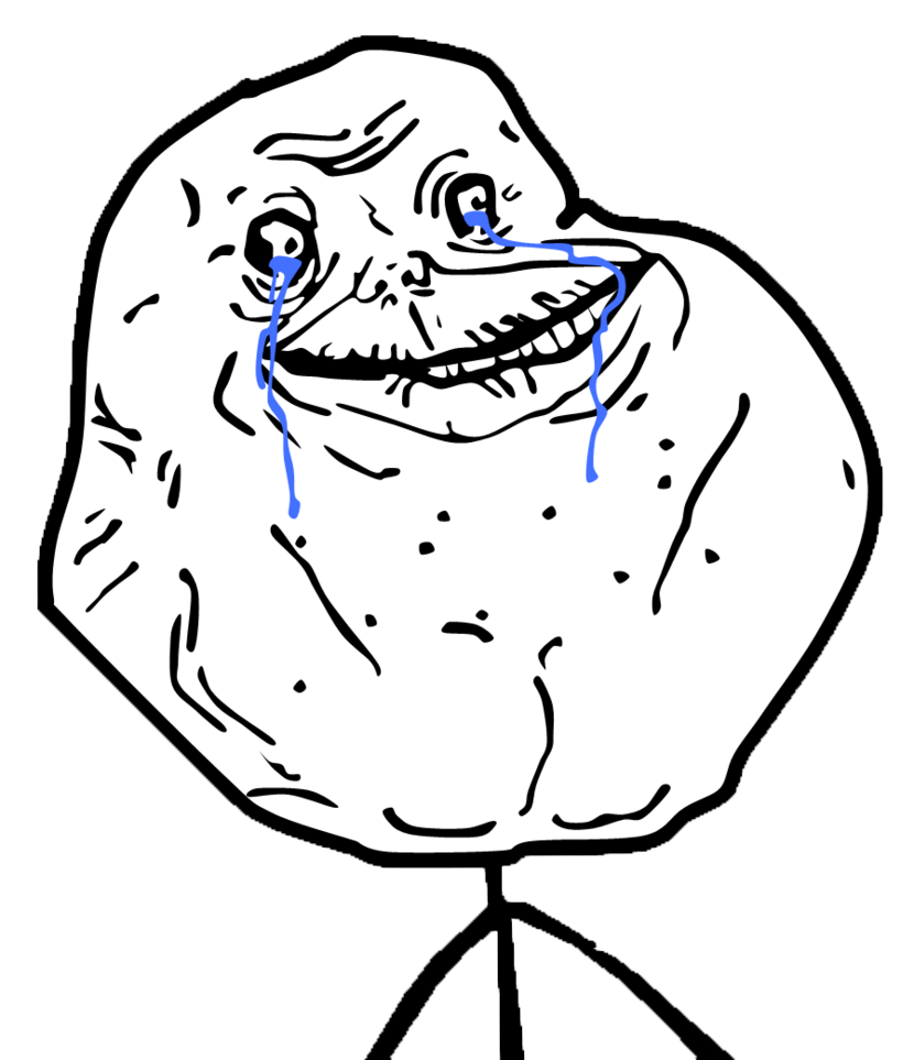 Forever Alone PNG 