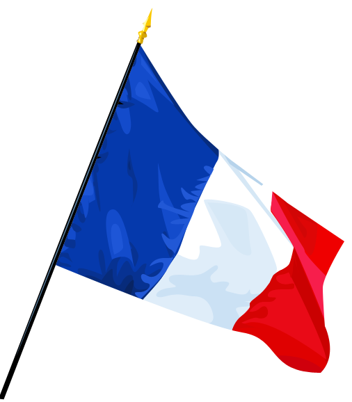 France Flag PNG File 