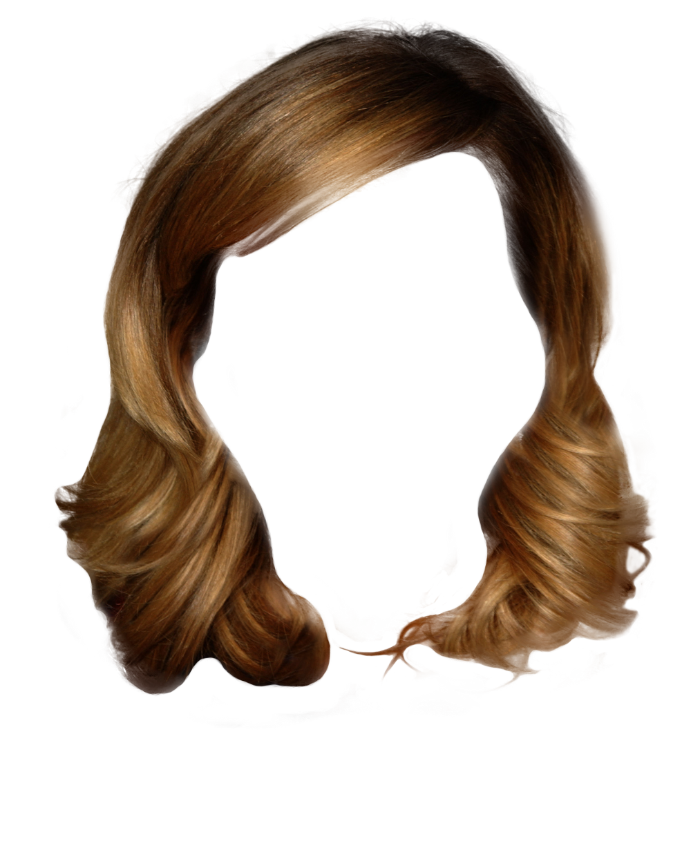 Brown hair png images