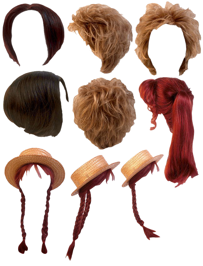 Hairstyles PNG Vector Images with Transparent background - TransparentPNG