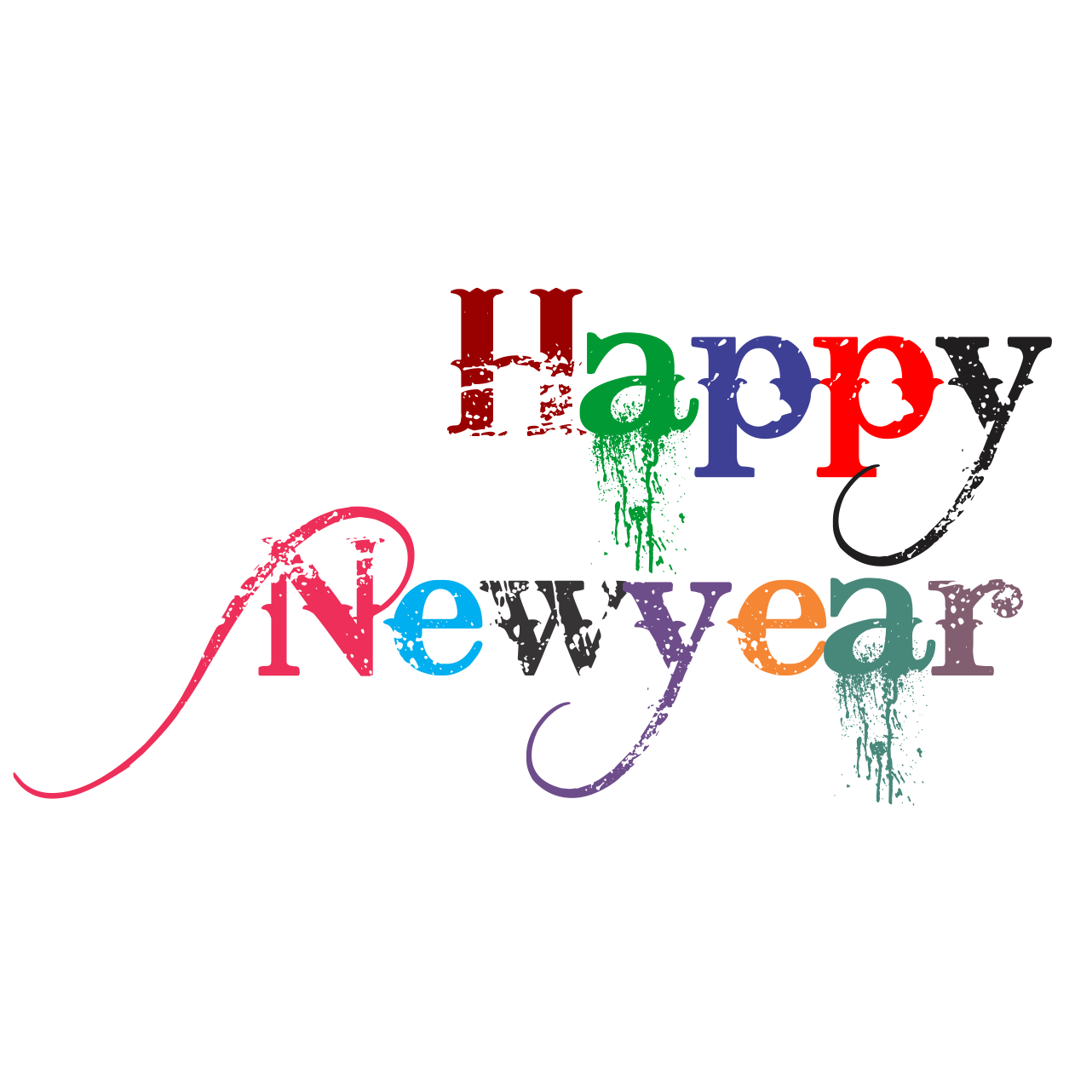Happy New Year PNG HD 