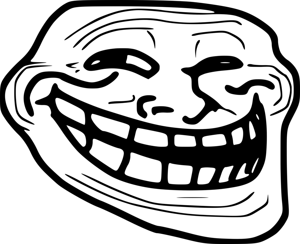 Angry Troll Face PNG by NFC by NinetailsFoxChan on DeviantArt