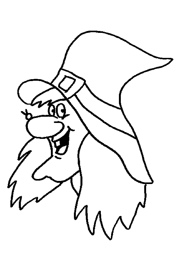 witch coloring pages - Clip Art Library