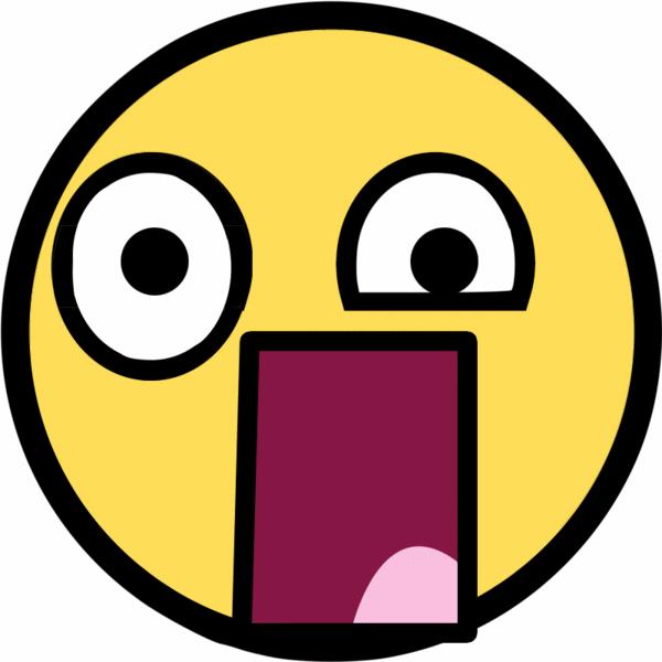 Smiley Face Shocked - Clipart library