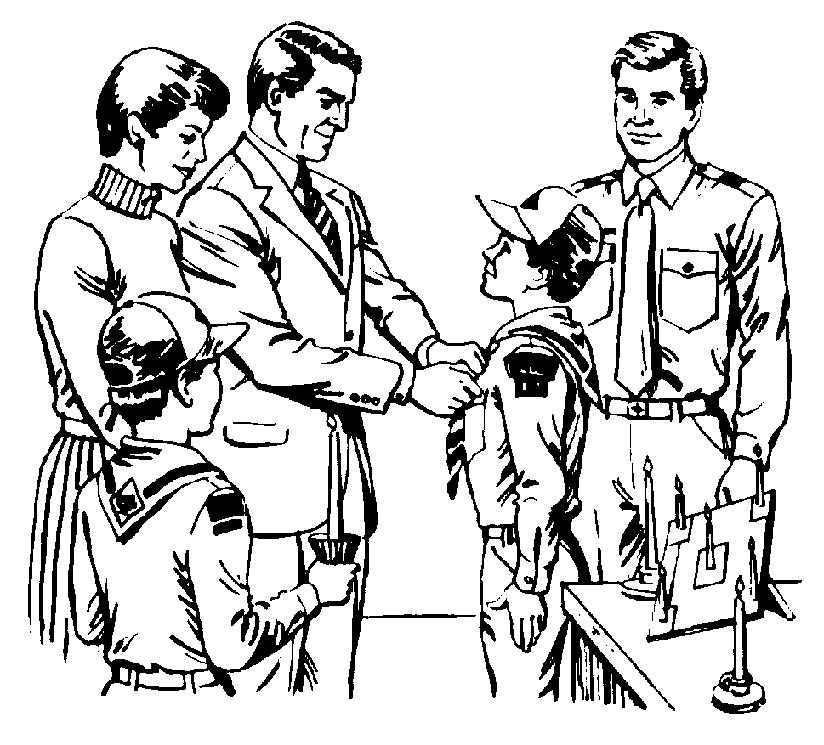 Scout Badge Ceremony - Honoring Achievement and Community