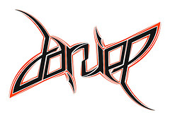 Stylized black-and-red "Dance" logo with sharp, dynamic lettering evoking movement and energy.