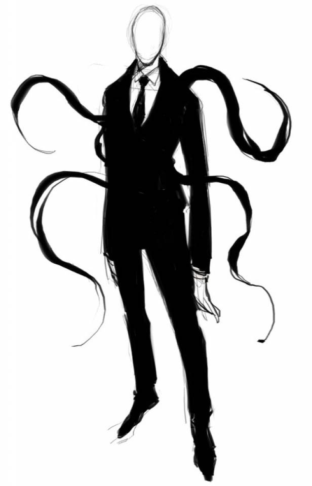 Slenderman Clipart Slender Man Roblox Slender Man Character - Clip Art  Library