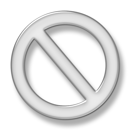 black no symbol clip art