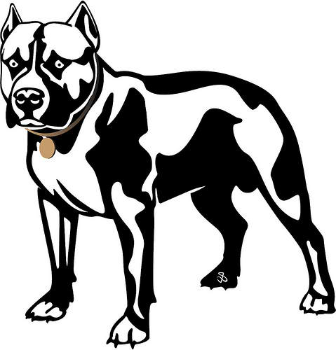 Simple Pitbull Dog Drawing - Gallery