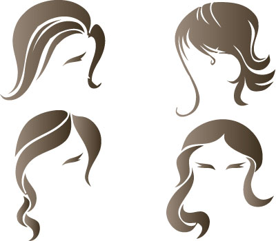 Hair Styling Vector Download for Free