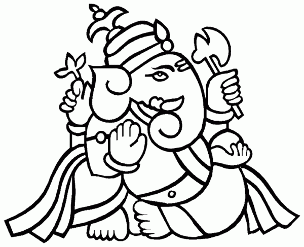 Ganesha Painting Clipart - Free Clip Art Images