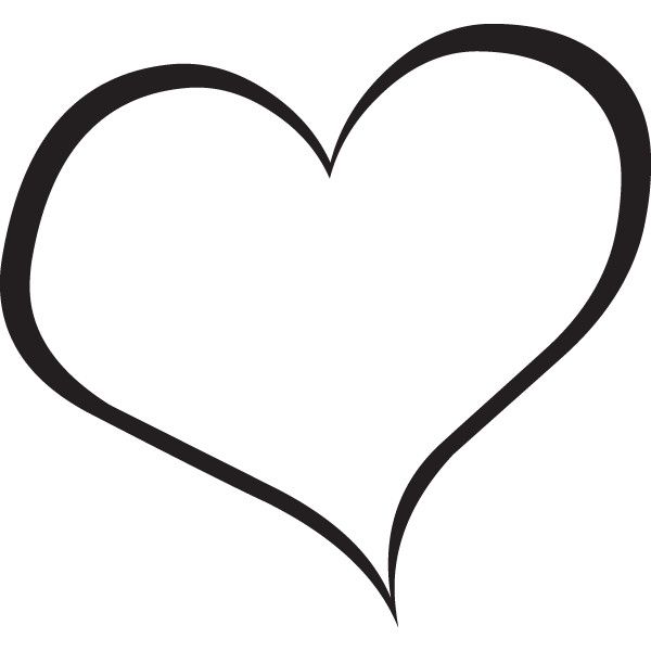 oscar award clipart black and white heart