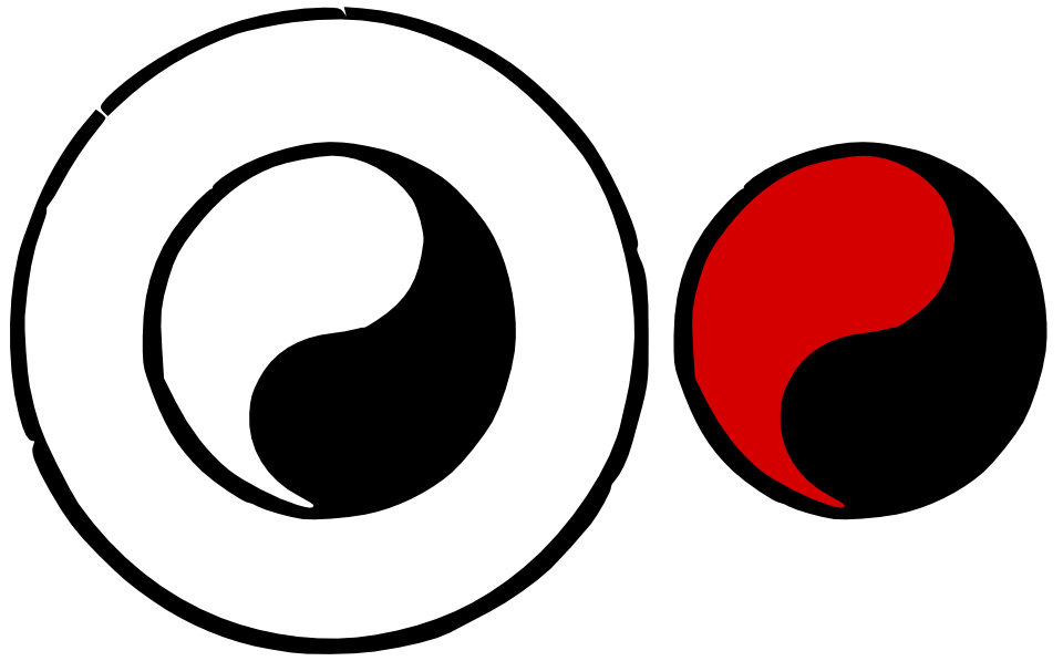 tai chi tao symbol (yin yang) by mondspeer on Clipart library