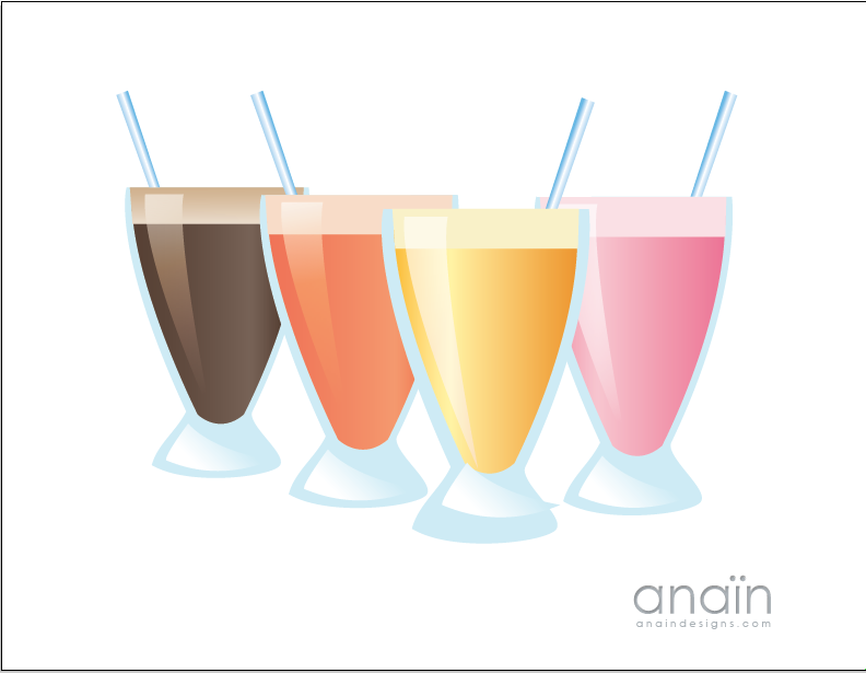 milkshake images clip art