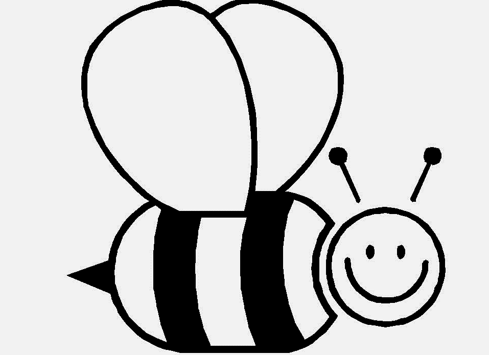 Adorable Honey Bee For Coloring Book Bug Summer Kids Vector, Book Drawing,  Bug Drawing, Bee Drawing PNG and Vector with Transparent Background for  Free Download