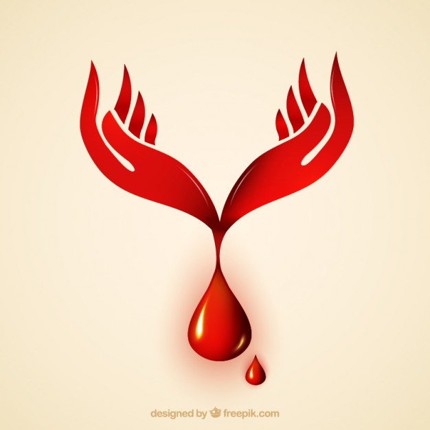Blood Donation Logo Free Vector | 123Freevectors