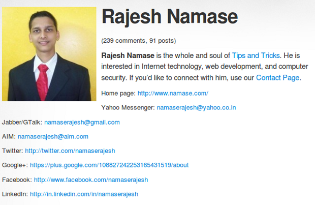 Rajesh Namase, a professional in internet technology and web development, smiling in a suit against a yellow background.