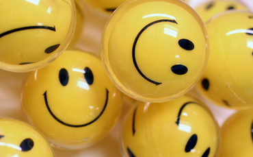 Yellow Smiley Face Balls - Playful Decor & Party Favors