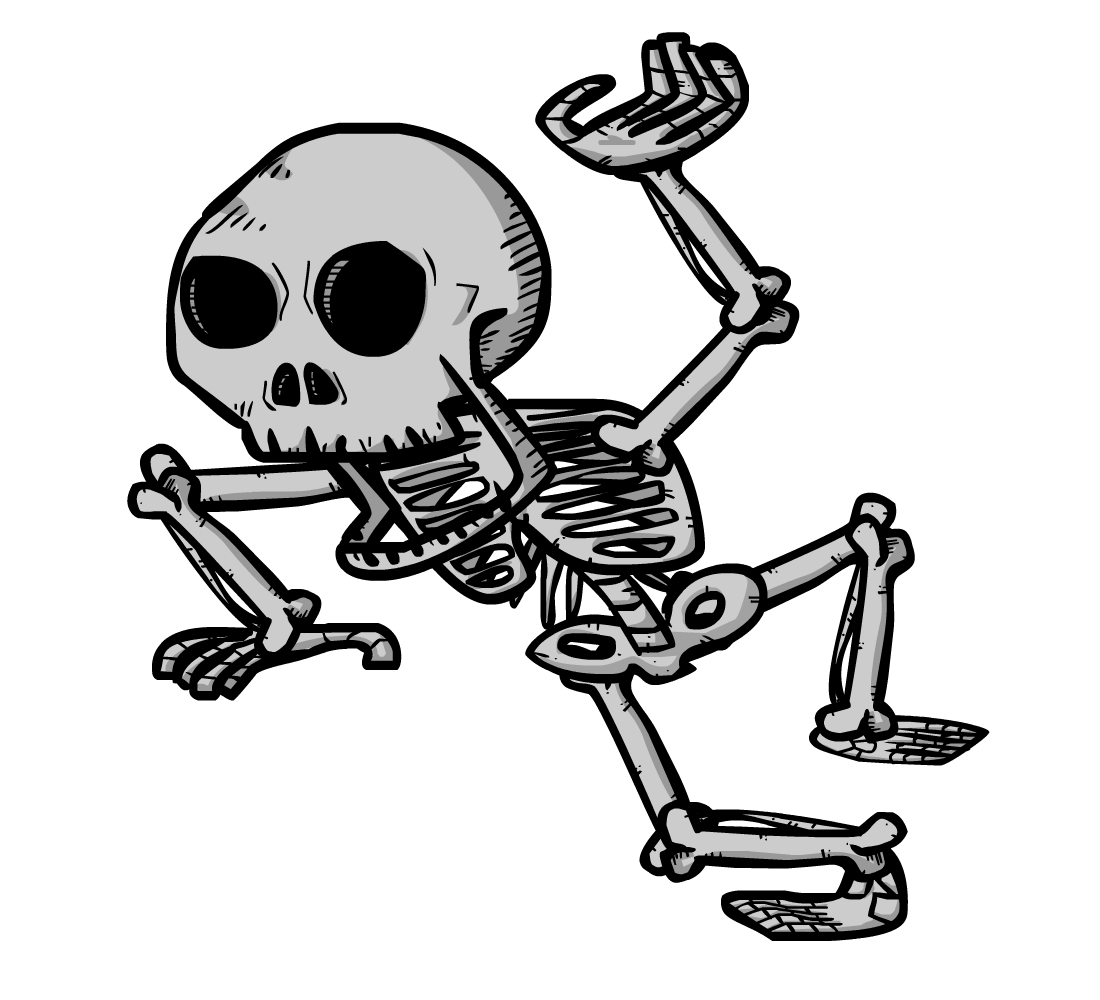 Free Dancing Skeleton Transparent Download Free Dancing Skeleton