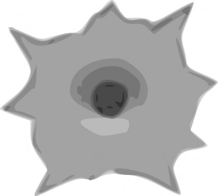 Bullet Hole clip art Vector clip art - Free vector for free download