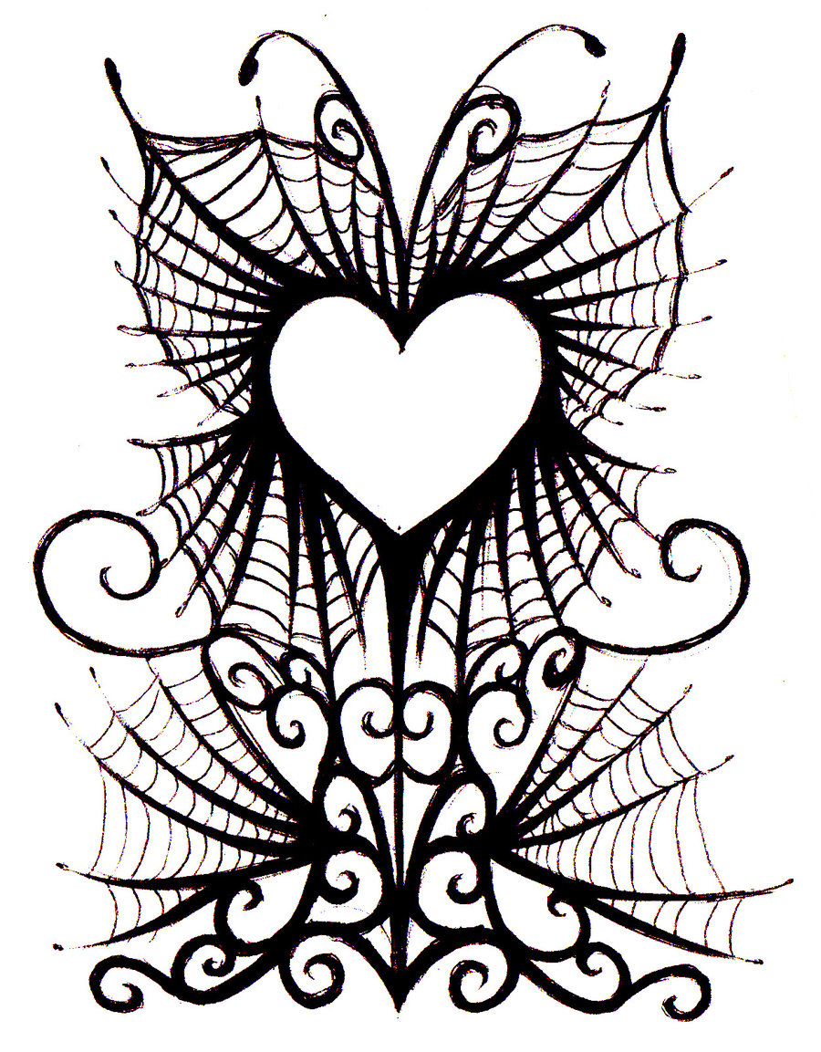 gothic heart design