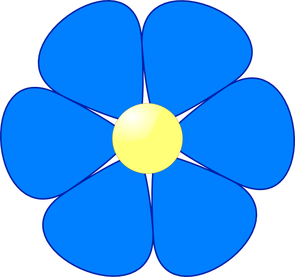 Free download blue flower . - CleanPNG / KissPNG