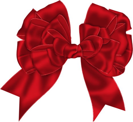 Cute Red Bow Clipsrt