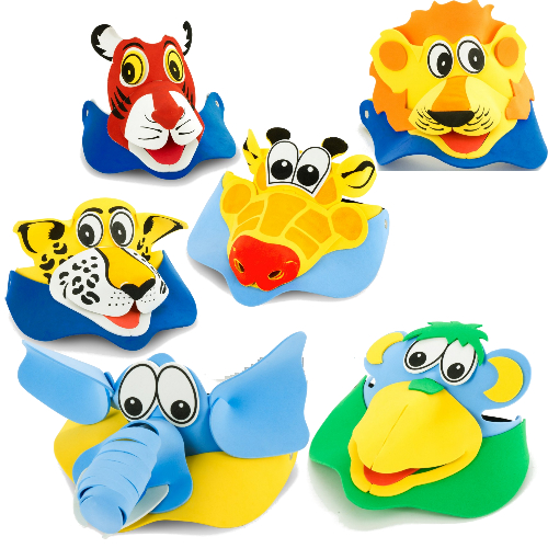 Kids’ Foam Animal Masks - Fun & Educational Craft Supplies