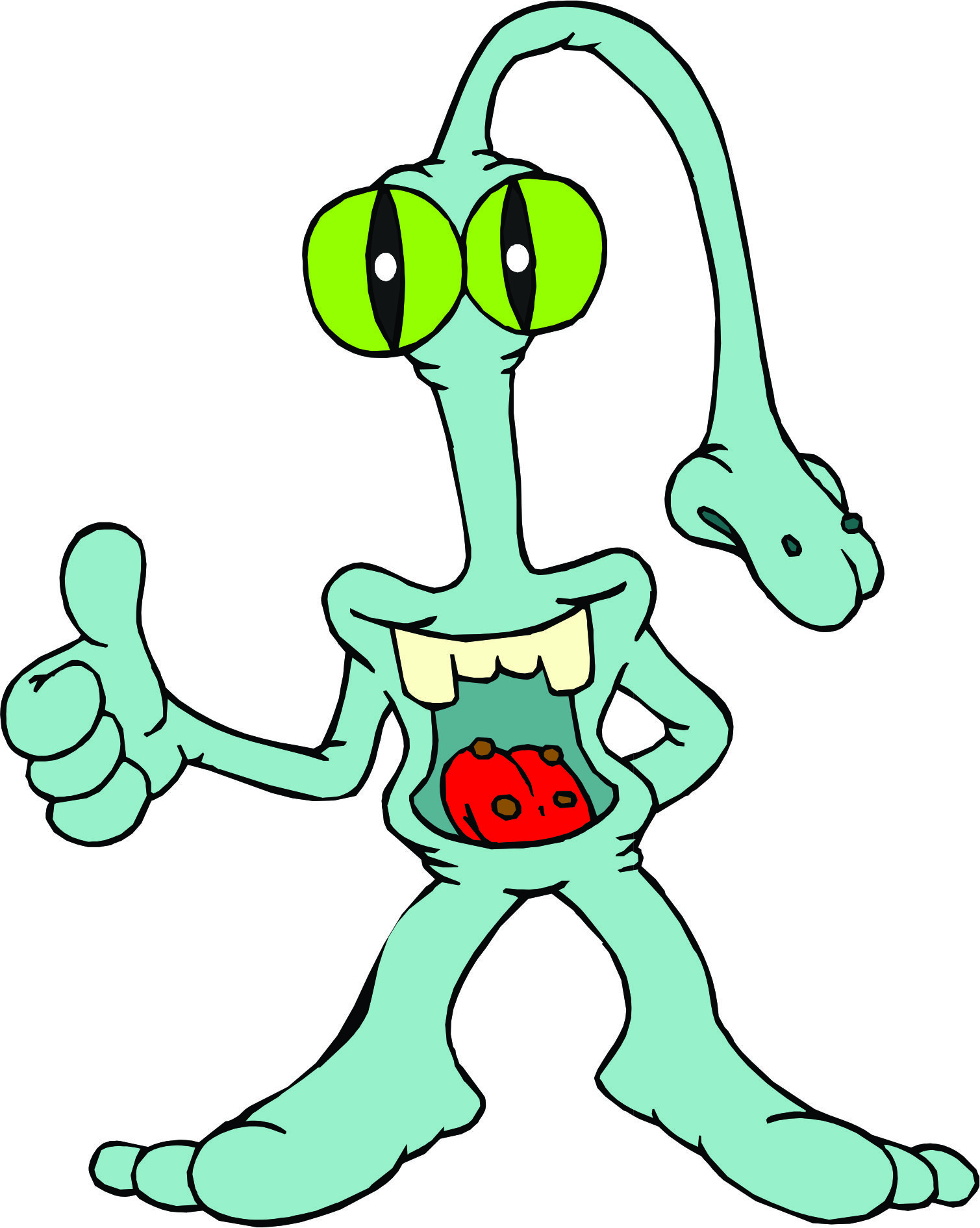 Cartoon Aliens - Clipart library - Clipart library
