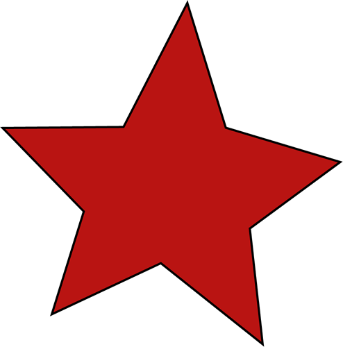 Red Star Clip Art - Red Star Image