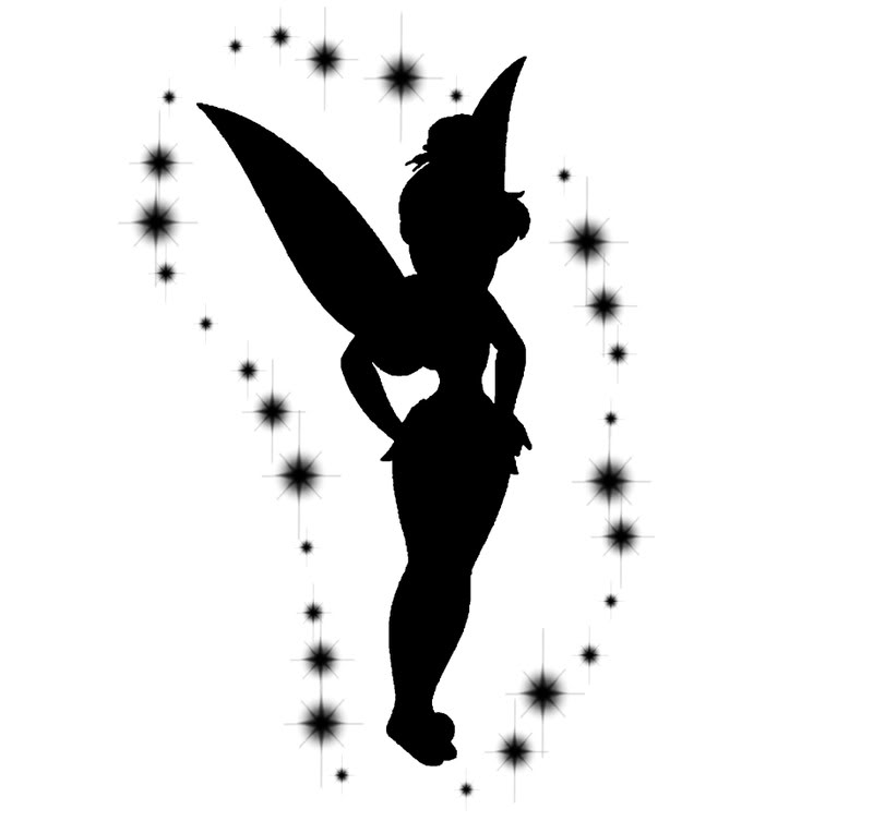 tinkerbell silhouette with pixie dust.HELP! - The DIS 