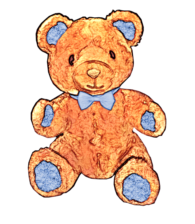 Teddybear image - vector clip art online, royalty free  public domain