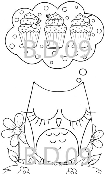 Colouring pages owl themed Updated 2011!!! - PAPER CRAFTS 