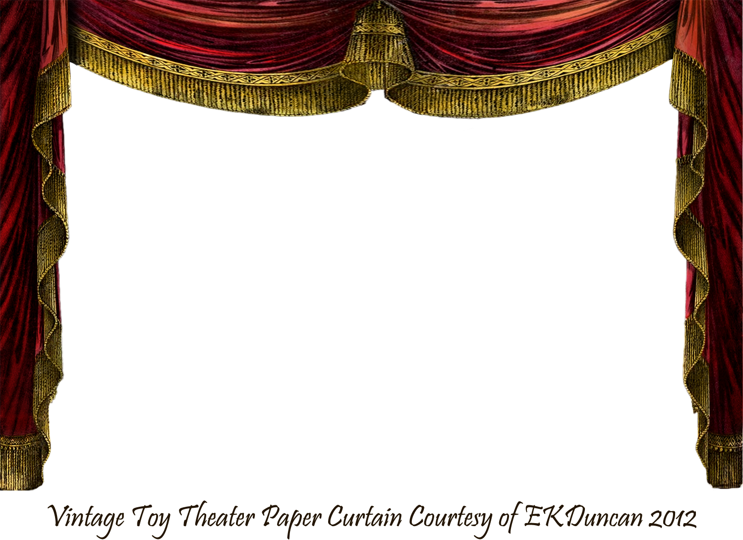 Theater Curtains Clipart Black And White Apple