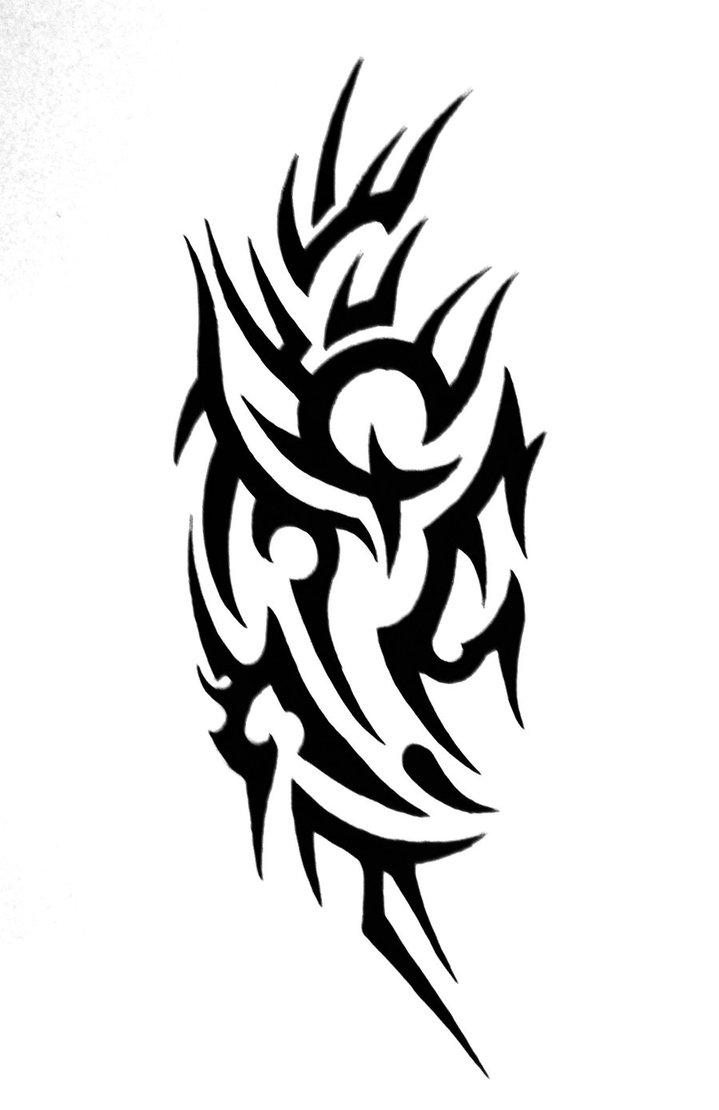 Tattoo tribal vector design. Tribal tattoos. Art tribal tattoo. Vector  sketch of a tattoo. Stock Vector | Adobe Stock