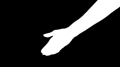 Holding Hands Silhouette - Black Stock Footage Video 582859 